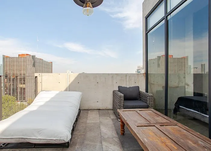 Ph In Condesa With A Private Terrace Mexico City
